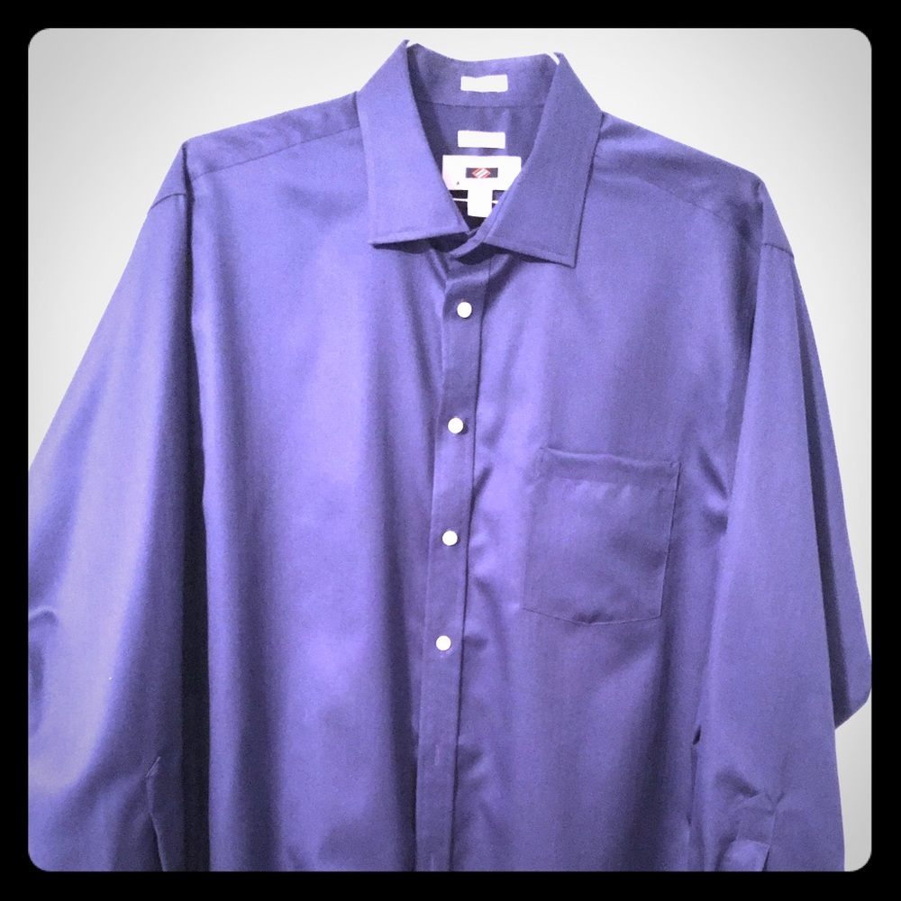 Joseph Abboud classic fit dress shirt 17.5 neck